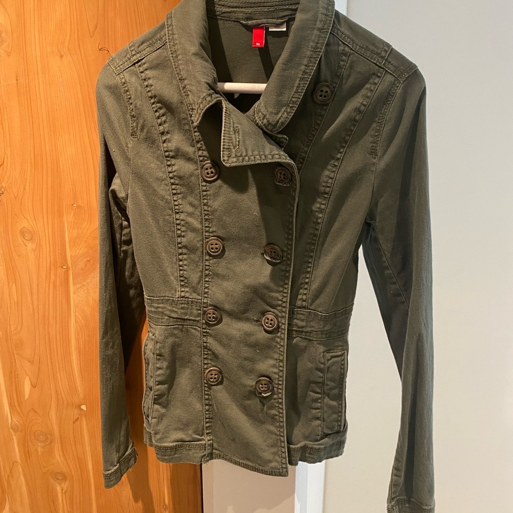 Green fall/spring jacket
